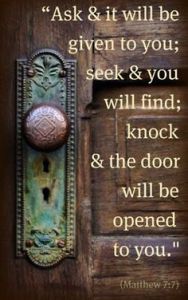 ask seek knock